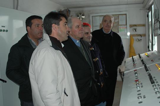 Um dos momentos da visita do Bispo � Paviprel